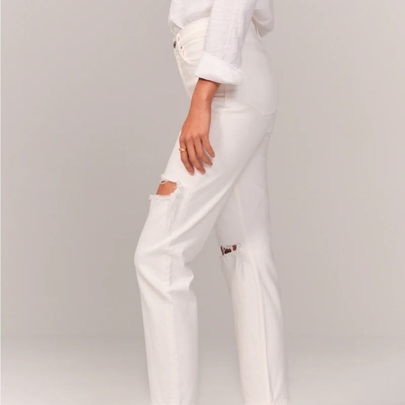 Abercrombie & Fitch High Rise Mom Jean - Picture 13 of 13